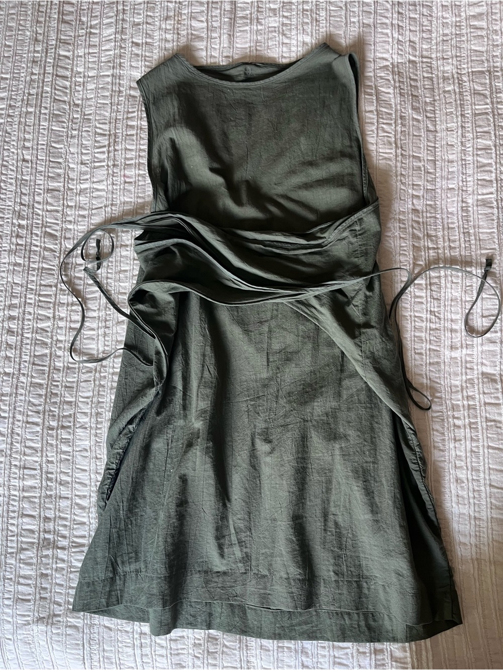 Uzi NYC tie dress - slow fashion